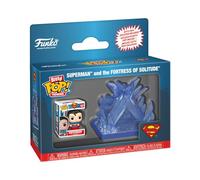 Funko Bitty Pop! Town: DC Comics - Superman & The Fortress of Solitude | Merchandising Oficial de Superheroes - Juguete Coleccionable - Idea de Regalo de Cumpleaños para Fans y Coleccionistas
