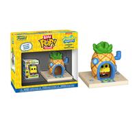 FUNKO BITTY POP! TOWNS: BOB ESPONJA - BOB ESPONJA CON CASA PIÑA, 83638, TIENDA CON LICENCIA OFICIAL