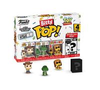 Funko Bitty Pop! Toy Story - Woody 4PK - Woody, Rex, Slinky Dog Y una Minifigura Misteriosa Sorpresa - 0.9 Inch (2.2 Cm) - Juguetes Coleccionable- Repisa Apilable Incluida - Idea de Regalo