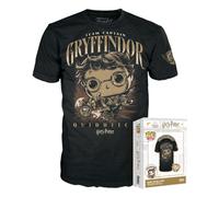 Funko Camiseta Harry Potter Quidditch Harry Manga corta Adultos Hombres y Mujeres Mercancía oficial