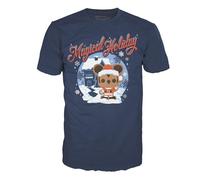Funko Boxed tee: Disney Holiday - Santa Mickeyickey - Medium - Camiseta, Franela - Ropa - Idea Manga Corta para Adultos Hombres y Mujeres- Mercancia Oficial