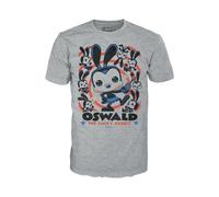 Funko Boxed tee: Disney - Oswald - Extra Large - XL - Camiseta, Franela - Ropa - Idea Manga Corta para Adultos Hombres y Mujeres- Mercancia Oficial