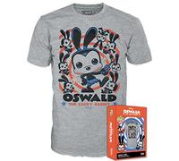 Funko Boxed tee: Disney - Oswald - Medium - Camiseta, Franela - Ropa - Idea Manga Corta para Adultos Hombres y Mujeres- Mercancia Oficial