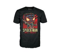 Funko Boxed tee: Gamerverse - Miles Morales - Extra Large - XL - Marvel - Camiseta, Franela - Ropa - Idea Manga Corta para Adultos Hombres y Mujeres- Mercancia Oficial