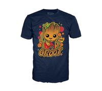 Funko Boxed Tee: Groot Shorts - Groot - Camiseta, Franela - Ropa - Idea de Regalo - Top de Manga Corta para Adultos Hombres y Mujeres - Mercancia Oficial