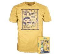 Funko Boxed tee: Lilo & Stitch - Hula - Large - Camiseta, Franela - Ropa - Idea Manga Corta para Adultos Hombres y Mujeres- Mercancia Oficial