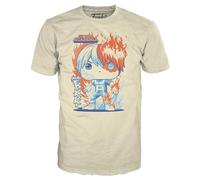 Funko Boxed tee: My Hero Academia (MHA) - Todoroki - Large - (L) - Camiseta, Franela - Ropa - Idea Manga Corta para Adultos Hombres y Mujeres- Mercancia Oficial