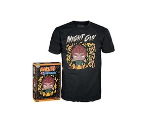 Funko Boxed tee: Naruto - 8 Gates Guy - Large - (L) - Camiseta, Franela - Ropa - Idea Manga Corta para Adultos Hombres y Mujeres- Mercancia Oficial