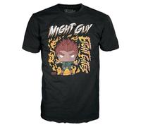 Funko Boxed tee: Naruto - 8 Gates Guy - Medium - Camiseta, Franela - Ropa - Idea Manga Corta para Adultos Hombres y Mujeres- Mercancia Oficial
