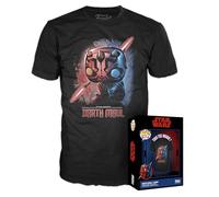 Funko Boxed tee: Star Wars EP1 - Darth Maul - Large - Star Wars EP1 The Phantom Menace Anniversary - Camiseta, Franela - Ropa - Idea Manga Corta para Adultos Hombres y Mujeres