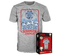 Funko Boxed tee: Stranger Things - Large - (L) - Camiseta, Franela - Ropa - Idea Manga Corta para Adultos Hombres y Mujeres- Mercancia Oficial
