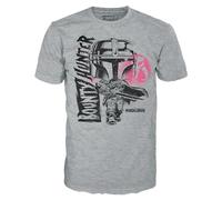 Funko Boxed tee: The Mandalorian - Mando - Extra Large - XL - Star Wars Mandalorian - Camiseta, Franela - Ropa - Idea Manga Corta para Adultos Hombres y Mujeres- Mercancia Oficial