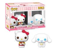 Funko Bundle: Hello Kitty Pop! 2 Pack - Cinnamoroll & Hello Kitty with Cake | Merchandising Oficial - Figura de Vinilo Coleccionable para Decoración - Regalo Friki de Cumpleaños
