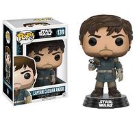 Funko - Capitán Cassian Andor Figura de Vinilo, colección de Pop, seria Star Wars Rogue One (10452)
