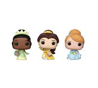 Funko Carrot Pocket Pop Disney - Cinderella, Bella and Tiana - Figura de Vinilo