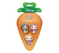 Funko carrot pocket pop! disney - rapunzel, ariel and jasmine - figura
