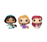 Funko Carrot Pocket Pop! Disney - Rapunzel, Ariel and Jasmine - Figura de Vinilo Coleccionable - Idea de Regalo- Mercancia Oficial - Juguetes para Niños y Adultos - Muñeco para Coleccionistas