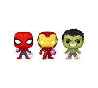 Funko Carrot Pocket POP! Marvel Spider-man, Iron Man And Hawkeye 3 Pack - Spider-Man - Marvel Comics - Cómics Marvel - Figura de Vinilo Coleccionable - Idea de Regalo- Mercancia Oficial