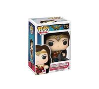 FunKo - Código 12547 - Figura 175 del Personaje Wonder Woman, en Pose de Batalla con Escudo
