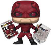 Funko Daredevil Born Again with Armor and Twin Billy Clubs + ToyBop Protector: Marvel MCU Pop! Figura de vinilo de TV (incluye estuche de coleccionista Pro-Deluxe Pop Protector Set de regalo)