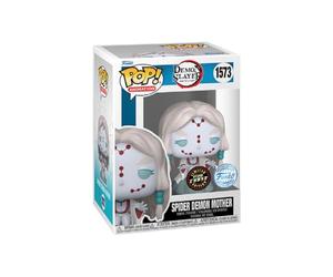 Funko Demon Slayer Spider Demon Mother Glow in The Dark Chase - Figura de edición especial exclusiva, estándar, color blanco