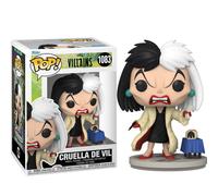 Funko Disney Villains Cruella De Vil Figura Pop Vinyl 3.75" Nuevo 1083