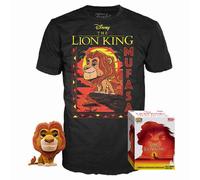 Funko El Rey Leon Mufasa Set Figura POP & Camiseta Talla L Edición Especial