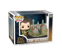 Funko El Señor de los Anillos Figura Vinilo Elrond with Rivendelll (Pop! Town) 1747 Unisex Pop! Multicolor