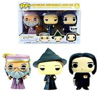 Funko Exclusive Pop Harry Potter Professors 3 Pack: Albus Dumbledore, Minerva McGonagall, and Severus Snape