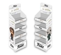 Funko Expositor Harry Potter con POPs: Harry, Sirius Black, Hermione, Ron, Malfoy, Lupin, Dumbledore, Voldemort y más