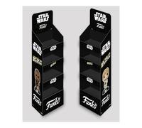 Funko Expositor Star Wars 80 Unidades Incluye POP Leia, Luke, Chewbacca, Darth Vader, Stormtrooper, Obi-Wan Kenobi, Ahsoka, The Mandalorian, Grogu, Peli Motto, Darth Maul, Max Rebo