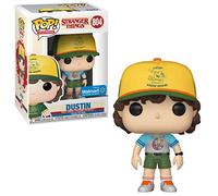 Funko Figura de Vinilo Pop! Pop Television: Stranger Things Dustin Arcade Cat tee 10 cm