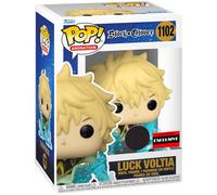 Funko Figura Pop Black Clover Luck Voltia (Lightning Armor) GITD Chase Pop (AAA Anime Exclusive)