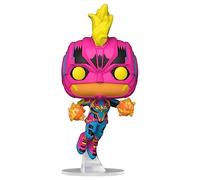 Funko Figura Pop! Marvel Capitana Marvel Black Light Modelo 908| 55213 Edición Especial