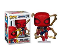 Funko Figura POP Marvel Vengadores Endgame Iron Spider with Nano Gauntlet 9cm Caja Regalo Vinilo