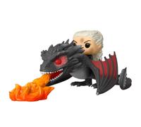 POP Funko Rides: Got - Daenerys Targaryen On Fiery Drogon - Game of Thrones - Juego de Tronos - Figura de Vinilo Coleccionable - Idea de Regalo- Mercancia Oficial - Juguetes para Niños y Adultos