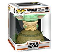 Funko POP! Deluxe: Star Wars: The Child Using Force Mandalorian - Grogu (The Child Using Force Child, Baby Yoda) Using The Force - Figuras Miniaturas Coleccionables Para Exhibición - Idea De Regalo