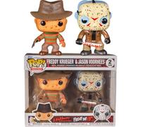 Funko - Figurine Horror - 2-Pack Jason & Freddy Bloody Version Exclu Pop 10cm - 0889698121156