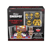 Funko Five Nights At Freddy'S (FNAF) Snap: Playset - Stage with Freddy Fazbear - Oro - Figura de Vinilo Coleccionable - Idea de Regalo- Mercancia Oficial - Juguetes para Niños y Adultos