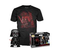 Funko FT76899 Pop Star Wars: Darth Vader Figura de juguete coleccionable de vinilo con camiseta, XL