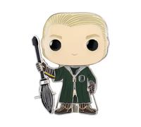 Funko Funko Large Pop! Enamel Pin - Draco Malfoy - Harry Potter: Draco MAOY Pins de Esmalte- Broche Coleccionable - para Mochilas Y Bolsos - Idea de Regalo- Mercancia Oficial - Movies Fans