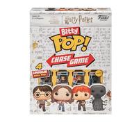 Funko Games - Bitty Pop! Chase Harry Potter - Juego de Mesa con Mini Figuras de Harry, Hermione, Ron y Voldemort - Diversión para Fans de Harry Potter - Ideal para Coleccionistas - Versión en Inglés