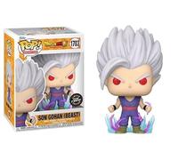 Funko Gohan (modo bestia) de gran tamaño + protector pop: Dragon Ball Super Pop! Figura de vinilo de animación (juego de regalo incluido con caja protectora de la marca ToyBop) (Son Gohan Beast Glow