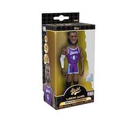 Funko Gold 5" NBA: Lakers - Lebron James - (City) - 1/6 de Probabilidades de Obtener la RARA Variante Chase - Figura de Acción de Vinilo Coleccionable - Idea de Regalo de Cumpleaños y Exhibir