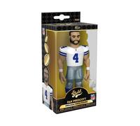 Funko Gold 5" NFL: Cowboys - Dak Prescott - 1/6 de Probabilidades de Obtener la