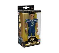 Funko Gold 5" NFL: Seahawks - Russel Russell Wilson - 1/6 de Probabilidades de Obtener la RARA Variante Chase - Figura de Acción de Vinilo Coleccionable - Idea de Regalo de Cumpleaños y Exhibir