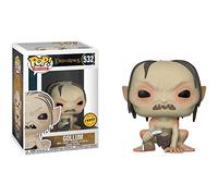Funko Gollum (Chase Edition): Lord of The Rings x Pop! Movies Vinilo Figura & 1 Pet Plastic Graphical Protector Bundle [#532/13559 - B]