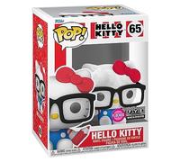 Funko Hello Kitty 65 - Hello Kitty Hipster Nerd con Gafas exclusivas flocadas