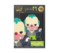 Funko Large Enamel Pin Horror: Simpsons - Krusty The Clown - Krusty - The Simpsons Pins de Esmalte- Broche Coleccionable - para Mochilas Y Bolsos - Idea de Regalo- Mercancia Oficial - TV Fans