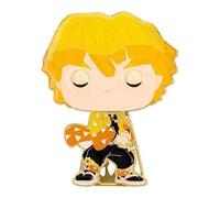 Funko Large Pop! Enamel Pin - Zenitsu Agatsuma - Demon Slayer - Guardianes de la Noche - Pins de Esmalte - Broche Coleccionable - para Mochilas Y Bolsos - Idea de Regalo - Anime Fans